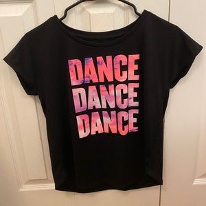 Champion black/pink “Dance” kids shirt